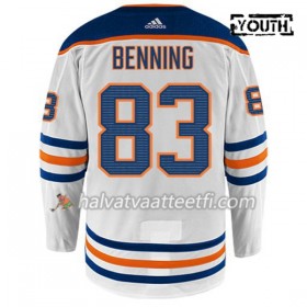 Lasten NHL Edmonton Oilers Pelipaita MATT BENNING 83 Adidas Valkoinen Authentic
